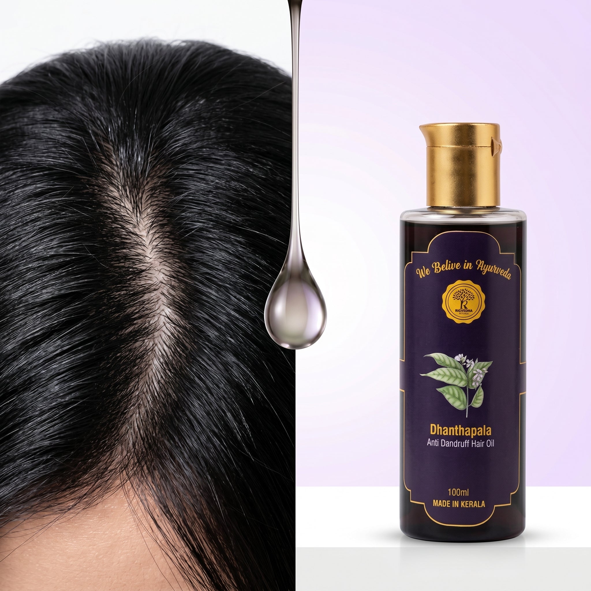 Rigvedha Rituals Dhanthapala Anti-Dandruff Hair Oil