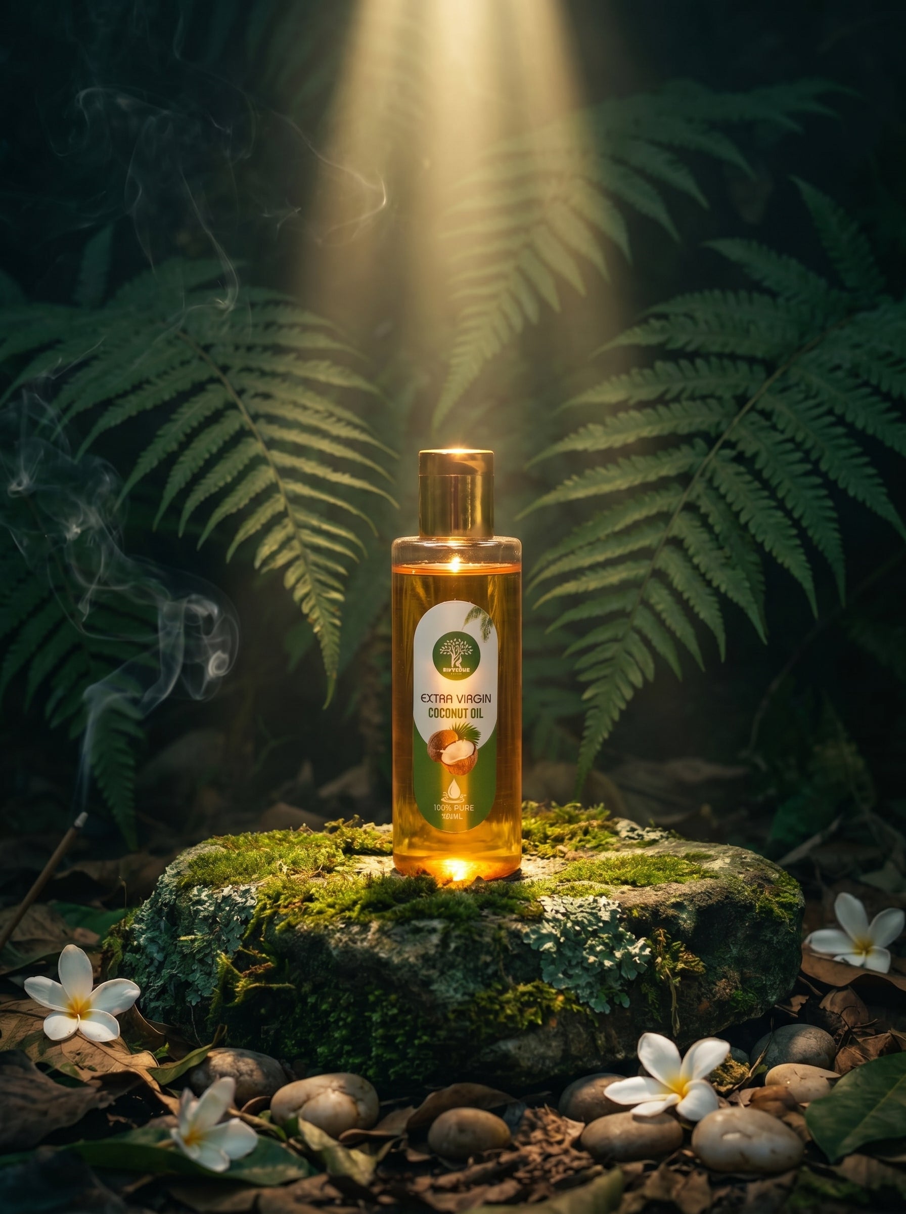 Rigvedha Rituals Extra Virgin Coconut Oil 100ml | Made in Kerala