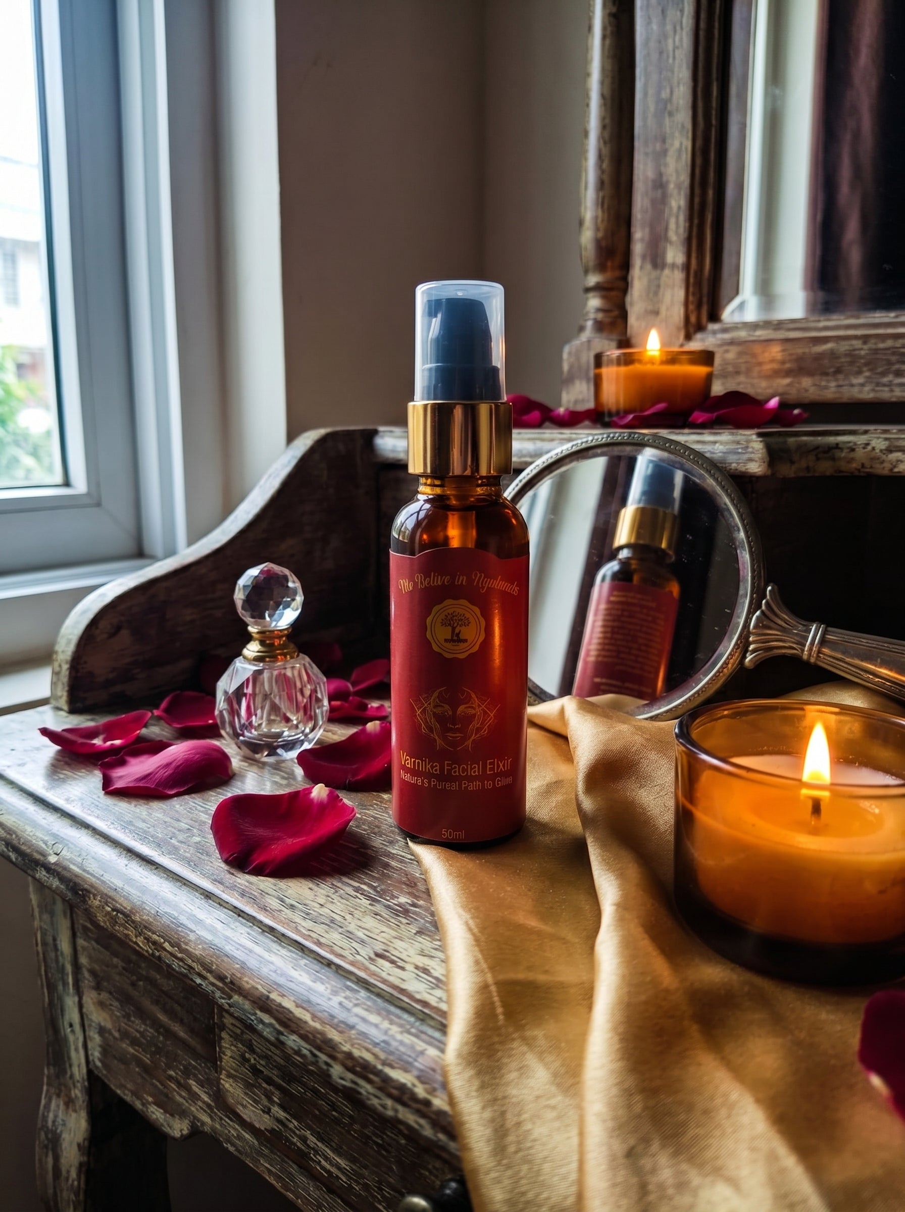 Varnika Facial Elixir Nature's Purest Path to Glow 50ml | Made in Kerala